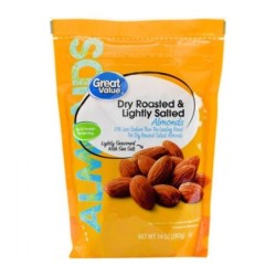 Almonds Dry Roasted&Lightly Salted 397 grs