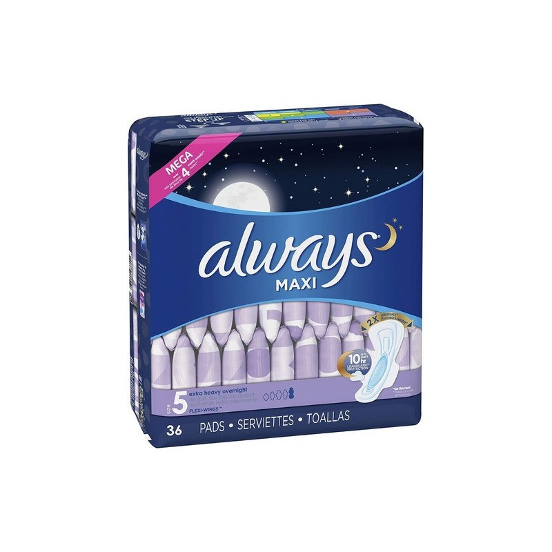 Toallas sanitarias Always Maxi