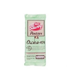 Chocolate Oscuro 40% Savoy 200 Grs