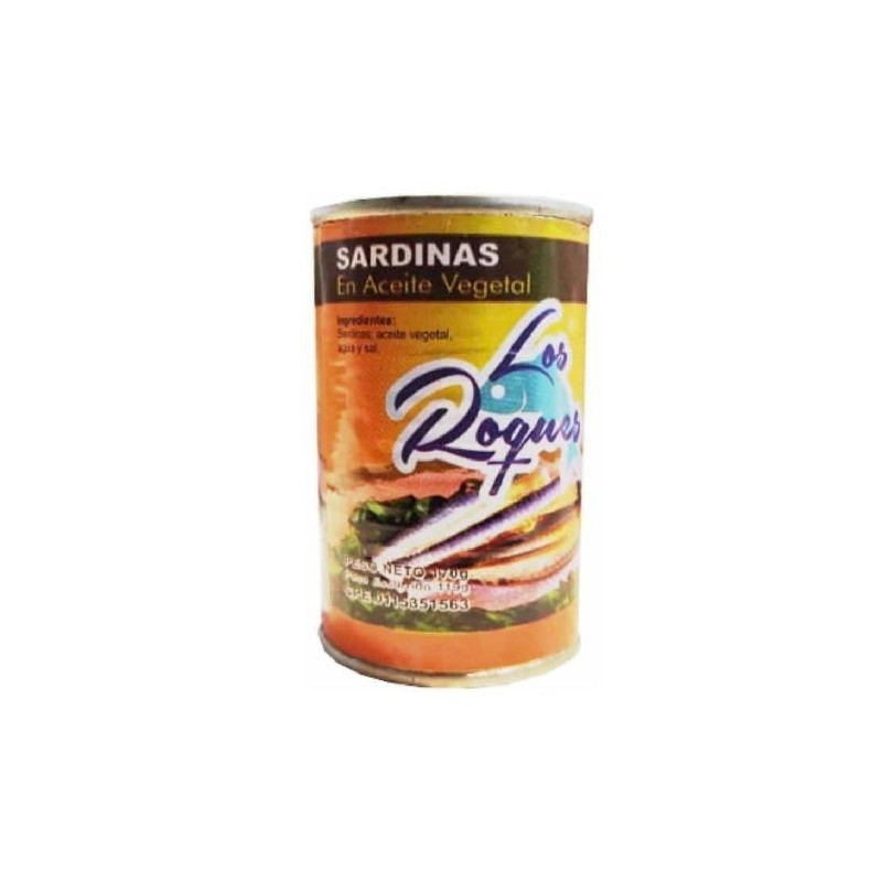 Sardina en aceite Los Roques 170 Grs