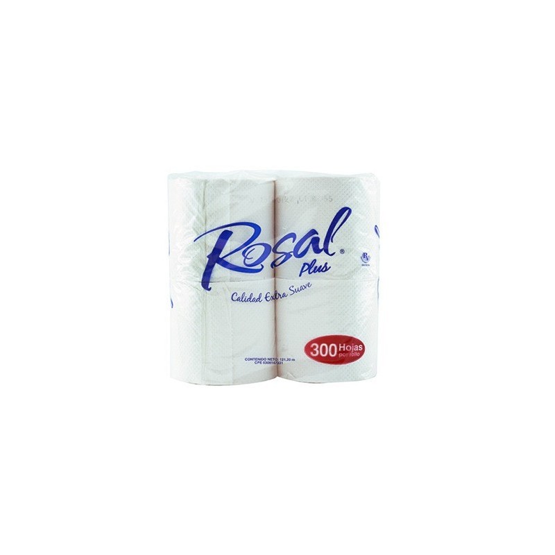Papel higiénico Rosal Plus  12 x 300 (h)