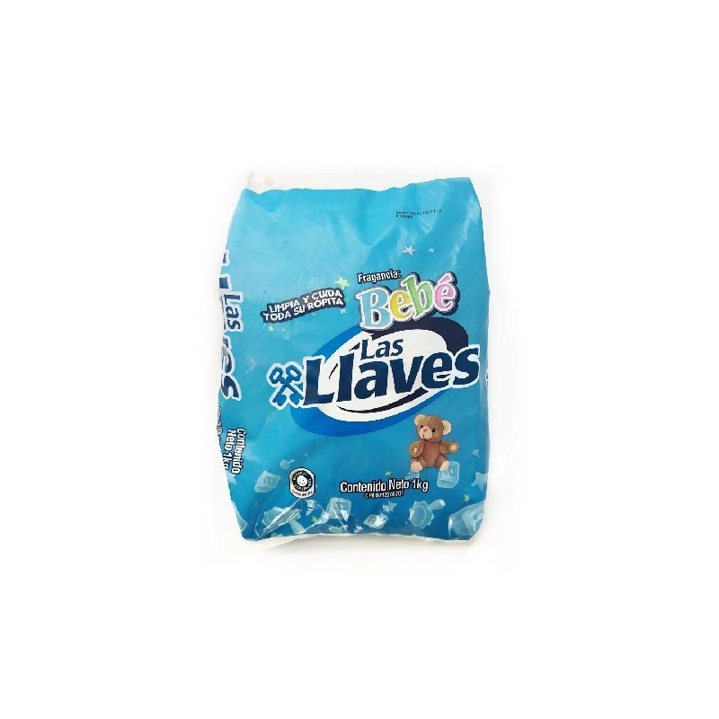 Jabón en polvo Las Llaves bebé 900 Grs