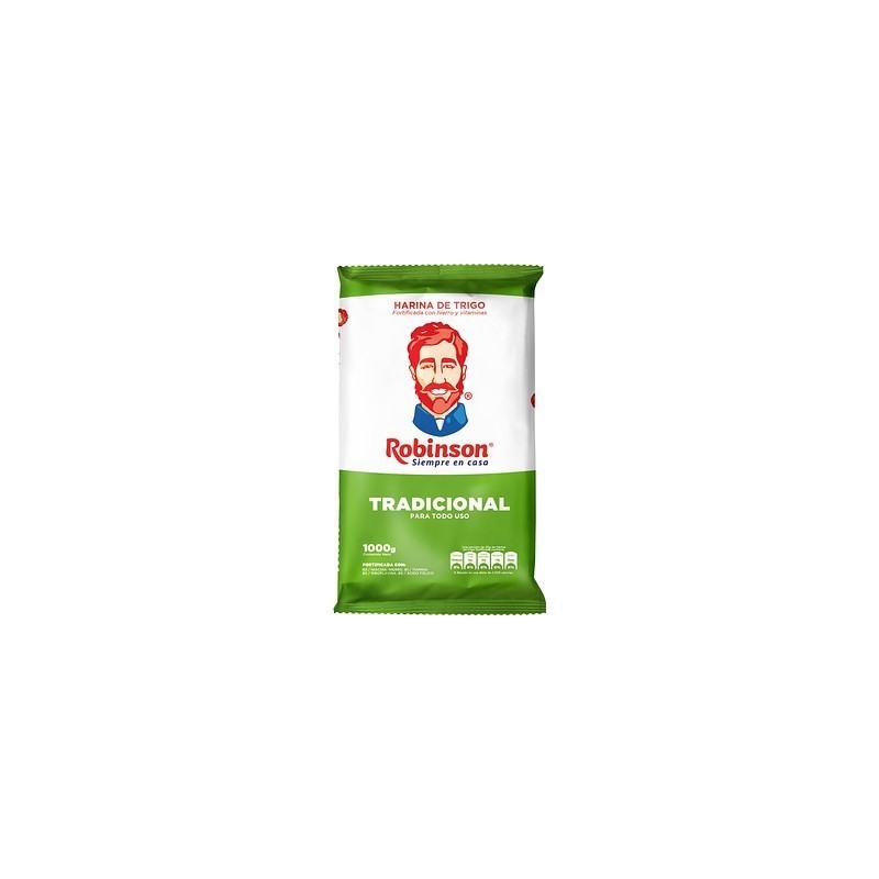 Harina de trigo Todo uso Tradicional Robinson 500 Grs