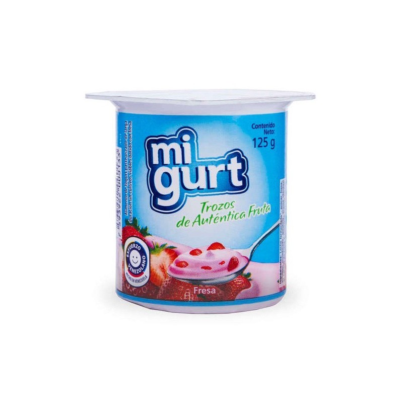 Yogurt Mi Gurt Fruta Fresa  125 Grs