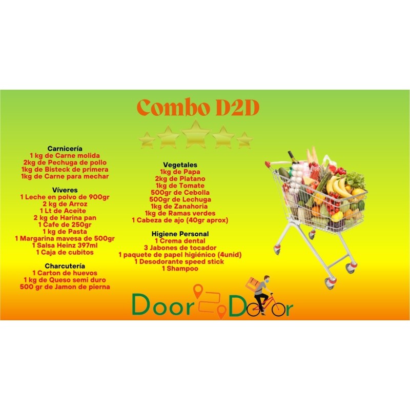 Combo D2D 5 Estrellas