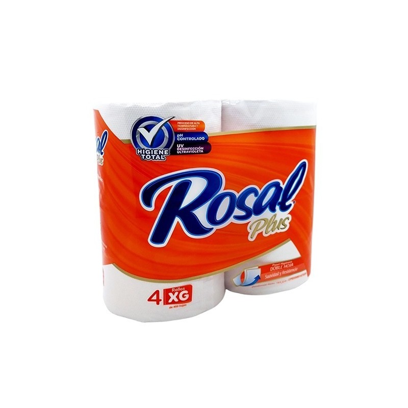 Papel higiénico Rosal 4 x 400