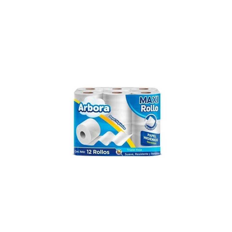 Papel higiénico ARBORA 12 Rollos